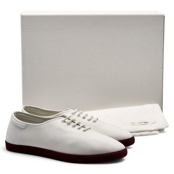 The Row Sam Sneakers - Canvas - White 35 4.5US $810 - Picture 1 of 7